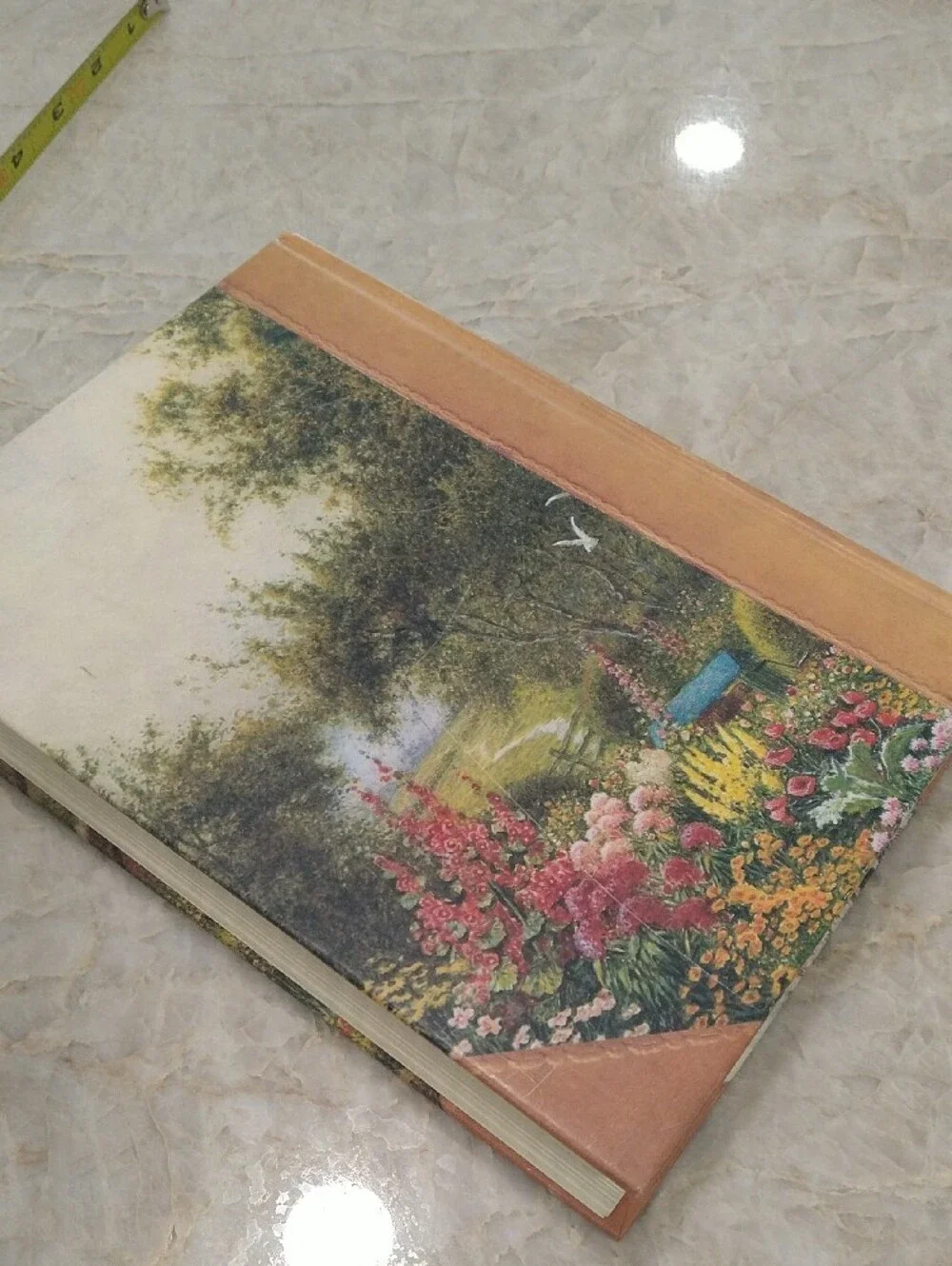 Hardcover Notebook - Brown and Multicolor